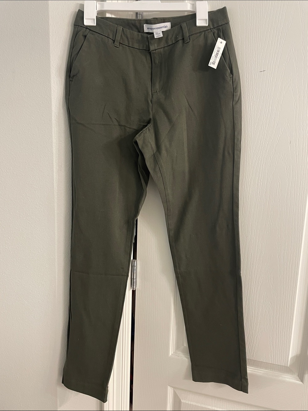 Amazon Essentials Olive Green Skinny Pants